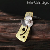 Set bijoux minimalistes pendentif argent et plaqué or avec perle | Felin-Addict