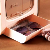 Coffret valise à Bijoux design avec rangement lunettes | Felin-Addict