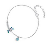 Bracelet Libellule Bleue | Felin-Addict