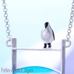 Collier original avec pingouin | Felin-Addict