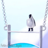 Collier original avec pingouin | Felin-Addict
