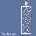Parure de bijoux kirigami pendentif de collier  style japonais | Felin-Addict