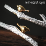 Parure de bijoux avec oiseaux Bracelet Set3 | Felin-Addict